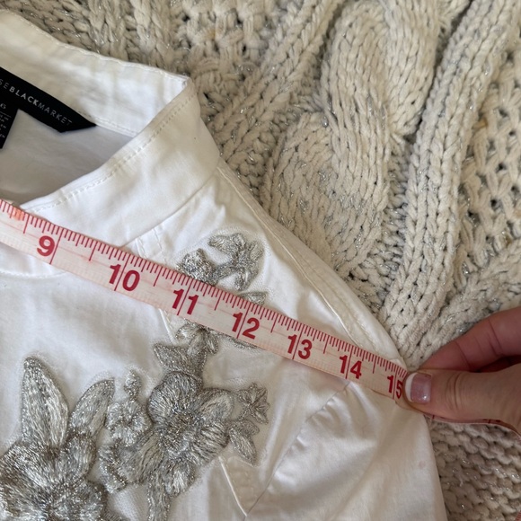 WHBM Embroidered Jacket - Picture 10 of 16